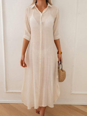 Saída de Praia Camisa Breeze Linho