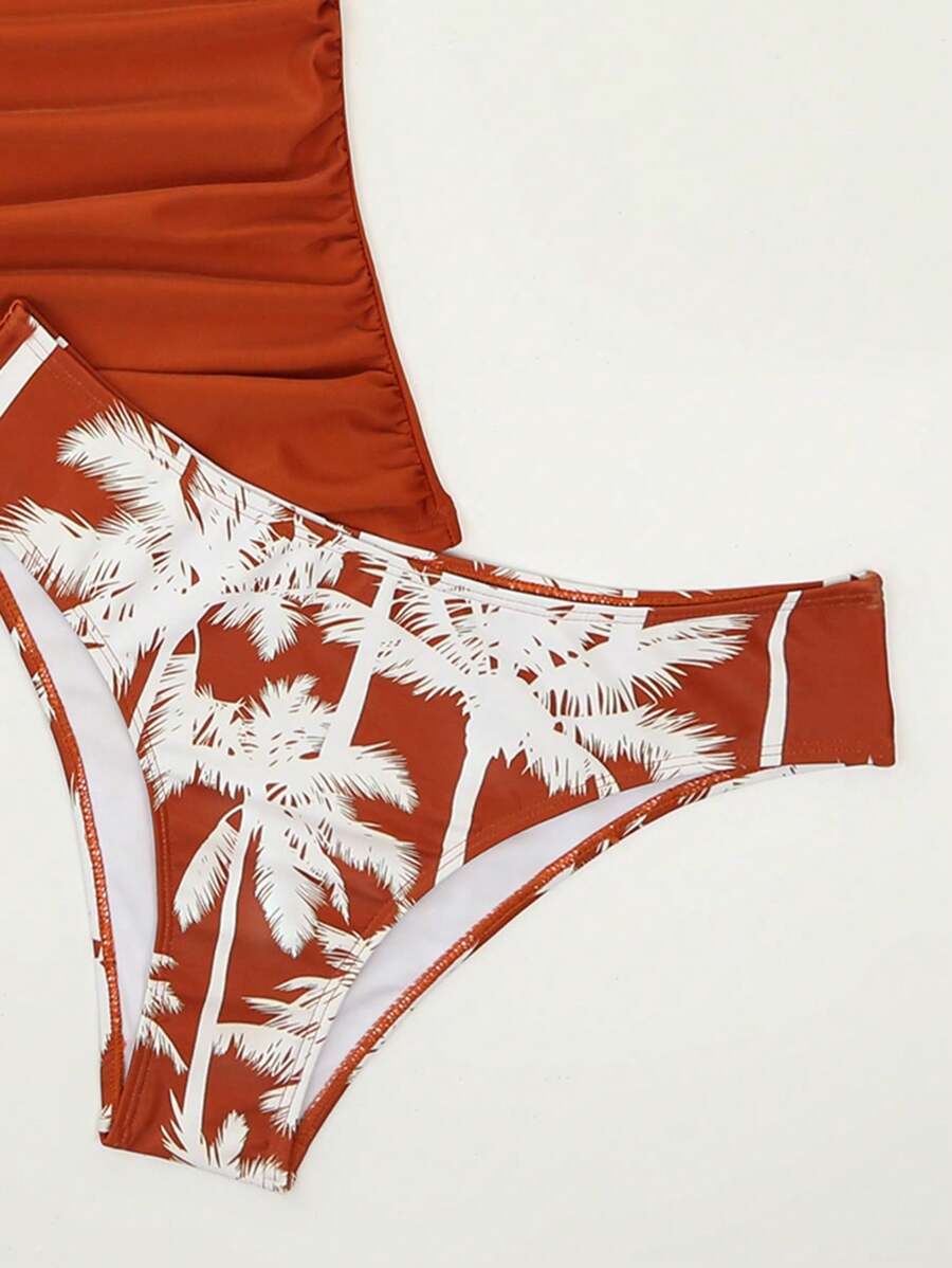 Biquíni Tankini Estilo Retrô