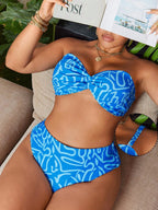Biquíni Plus Size com Alças Finas