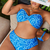 Biquíni Plus Size com Alças Finas