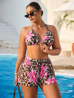 Conjunto de Biquíni Plus Size 3 Peças