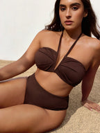 Biquíni Plus Size Torcido com Tie Back