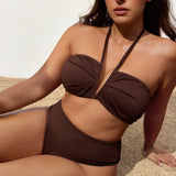 Biquíni Plus Size Torcido com Tie Back