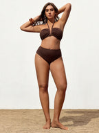 Biquíni Plus Size Torcido com Tie Back