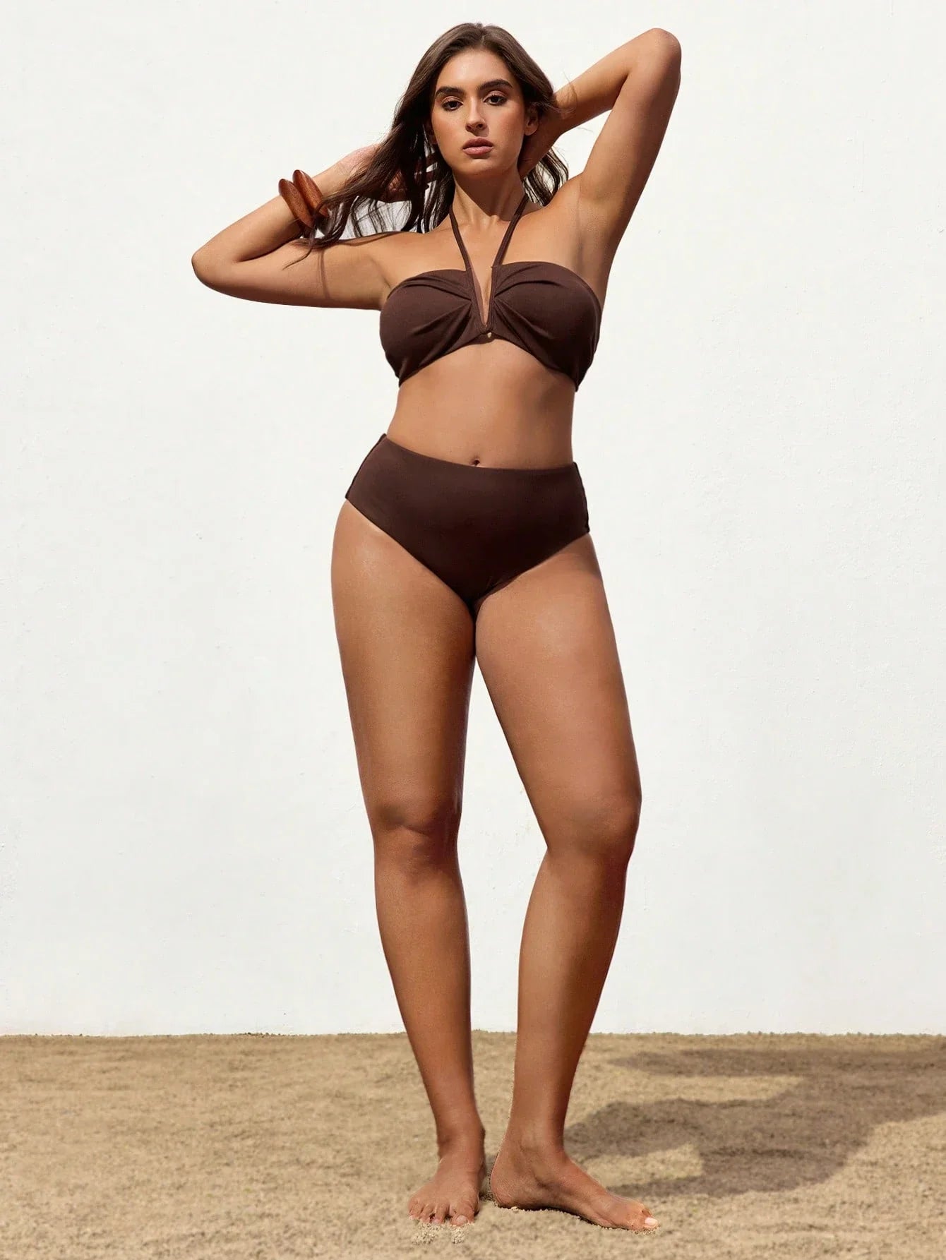 Biquíni Plus Size Torcido com Tie Back