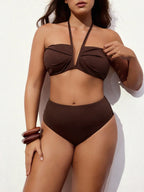 Biquíni Plus Size Torcido com Tie Back