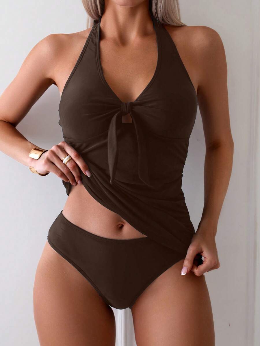 Maiô Halter Knot Elegance