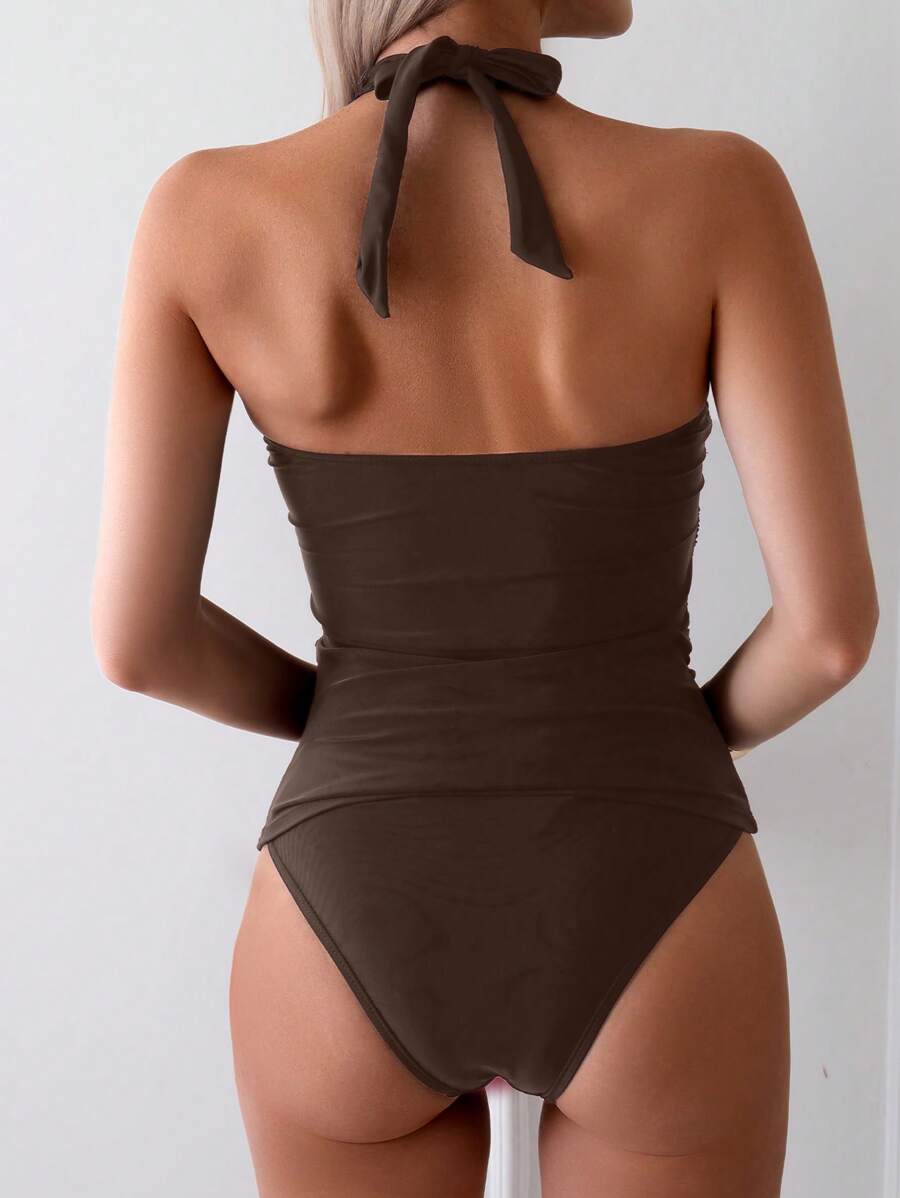 Maiô Halter Knot Elegance