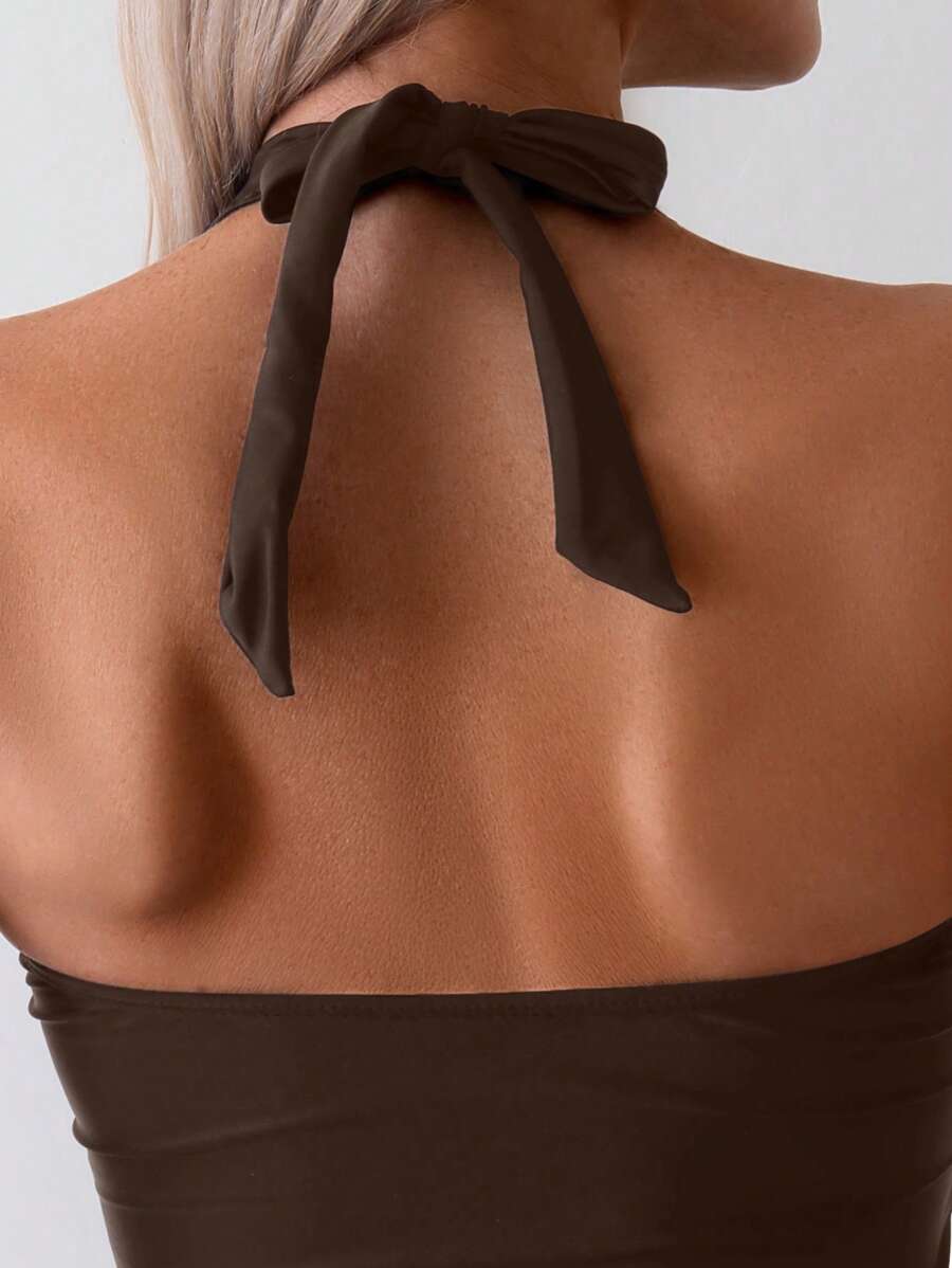 Maiô Halter Knot Elegance