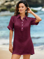 Saída de Praia Linen Breeze