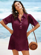 Saída de Praia Linen Breeze