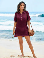 Saída de Praia Linen Breeze