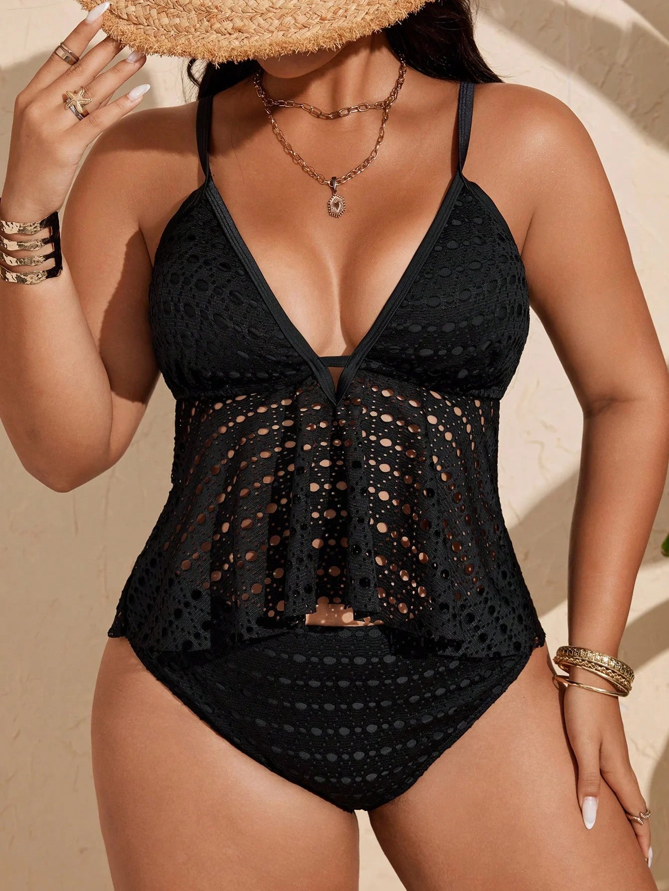 Tankini Plus Size com Fivela