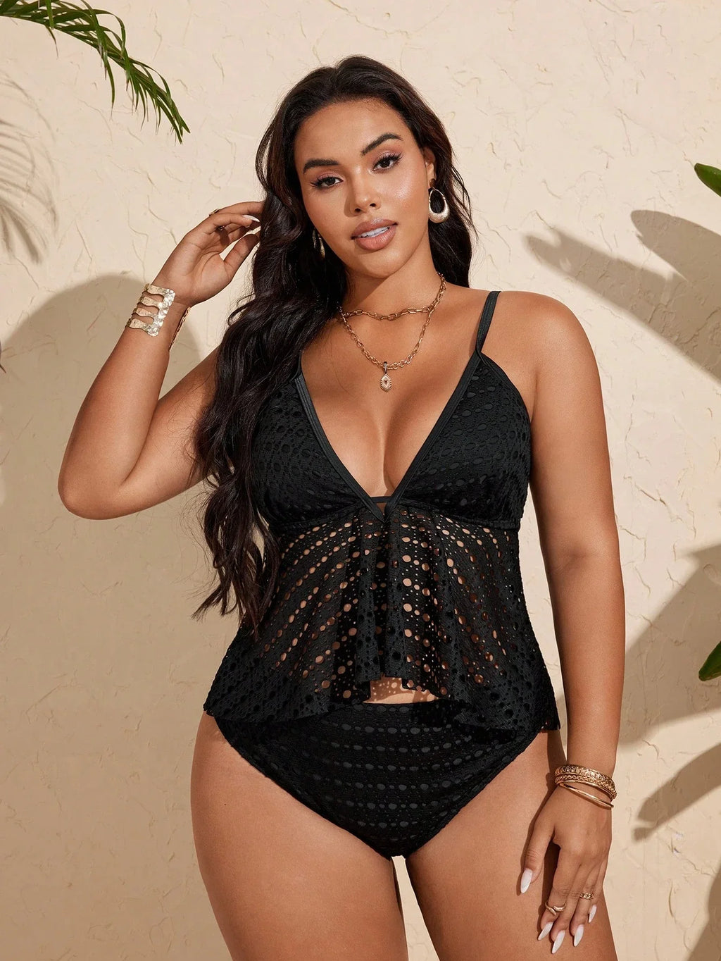 Tankini Plus Size com Fivela