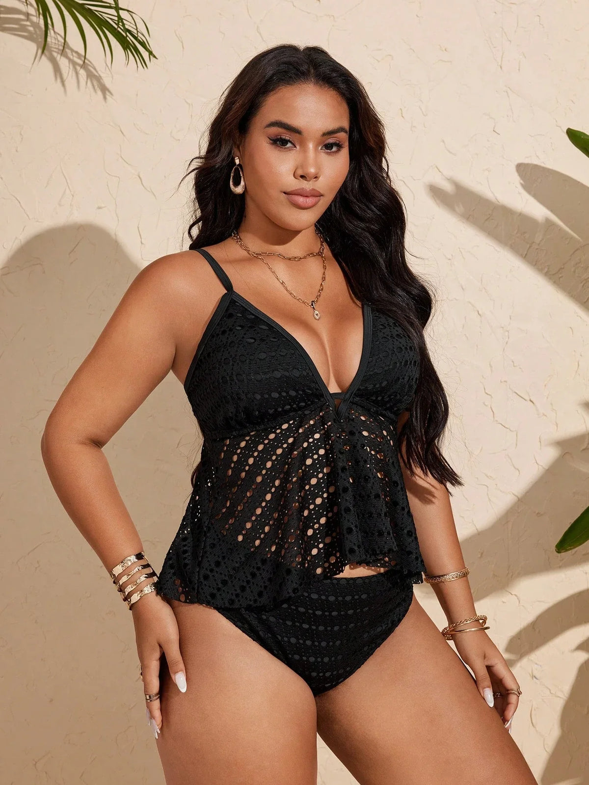 Tankini Plus Size com Fivela