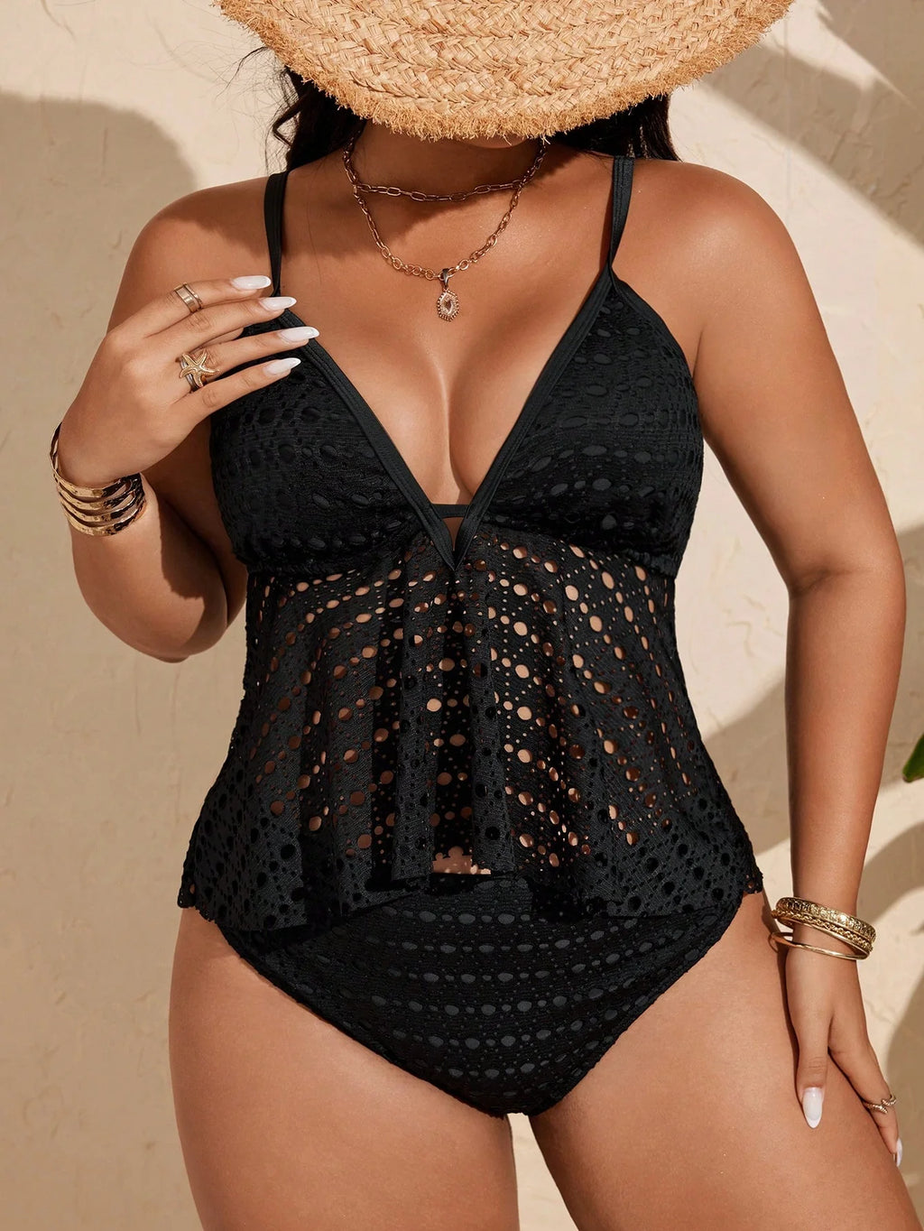 Tankini Plus Size com Fivela