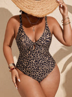 Maiô Plus Size Boho com Recorte Vazado