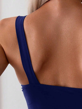 Maiô One Shoulder Golden Detail