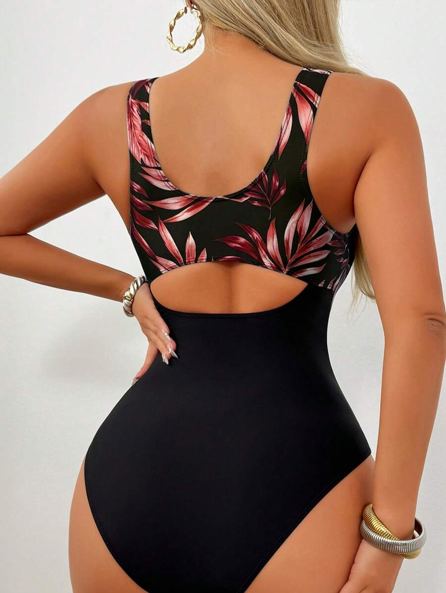 Maiô Tropical Contorno Elegance