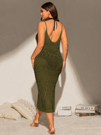 Saída de Praia Plus Size Semi-Transparente