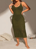 Saída de Praia Plus Size Semi-Transparente