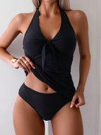 Maiô Halter Knot Elegance