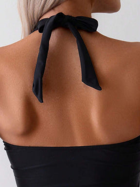 Maiô Halter Knot Elegance