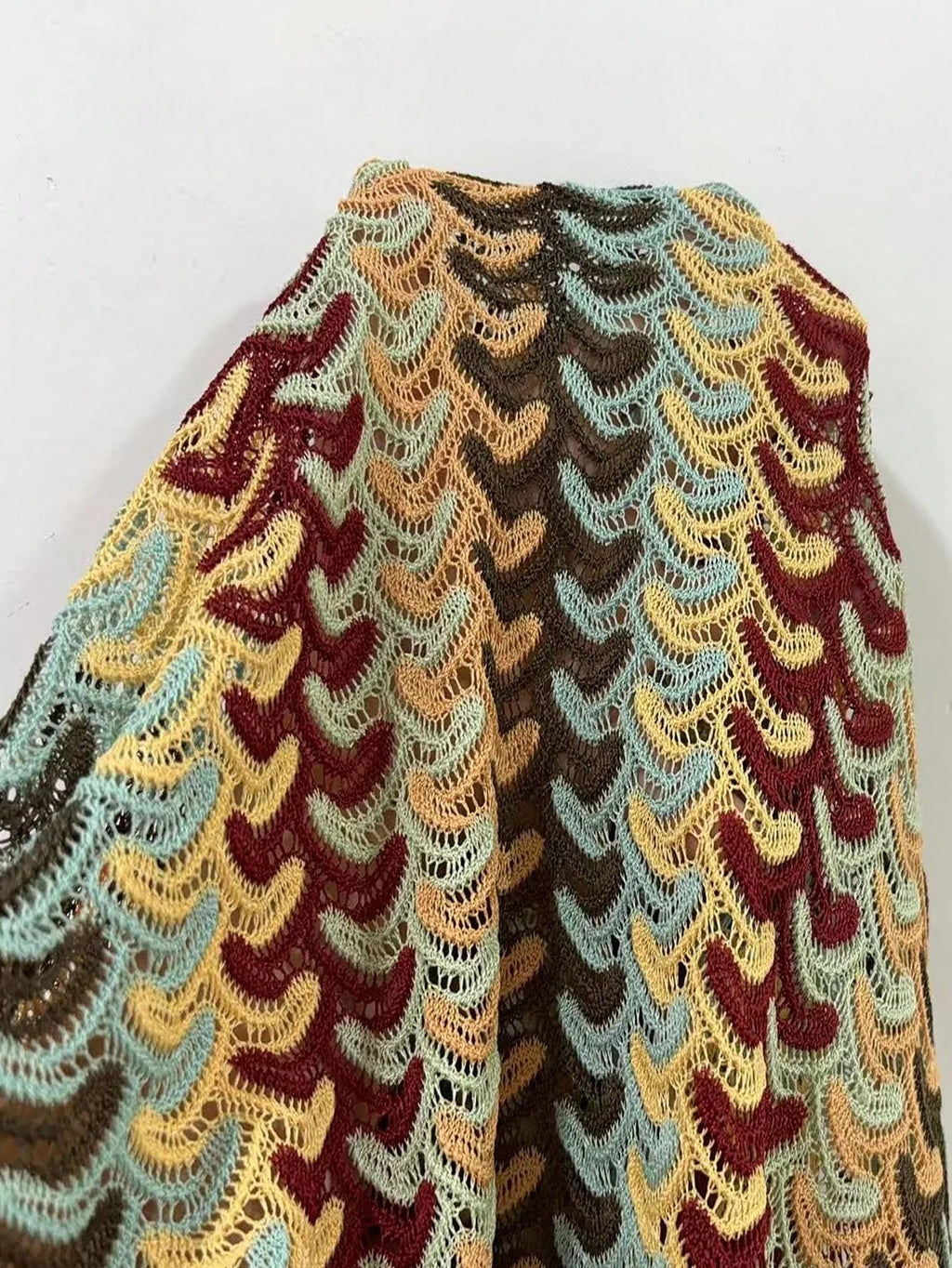 Saída de Praia Vestido Longo com Cinto Bordado