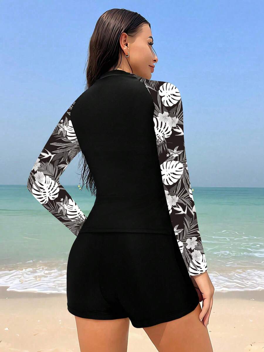 Conjunto UV Folhagem Noir