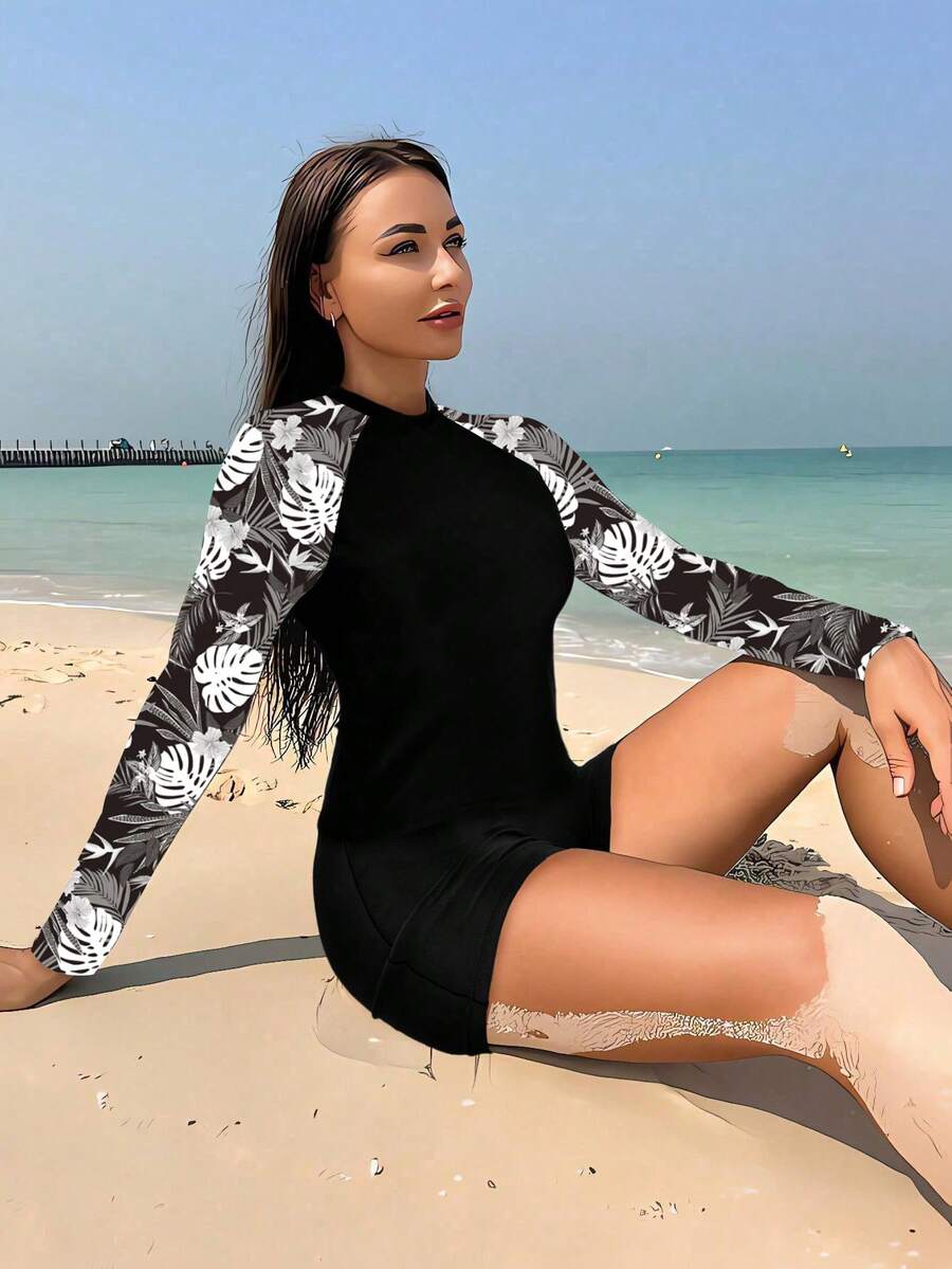 Conjunto UV Folhagem Noir