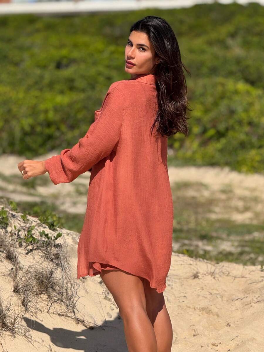 Conjunto Camisão e Short Cor Sólida