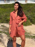 Conjunto Camisão e Short Cor Sólida
