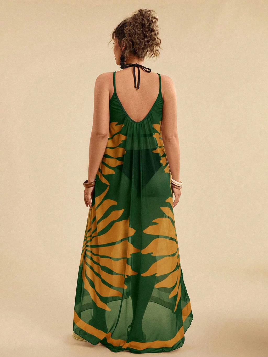 Saída de Praia Plus Size com Ziguezague