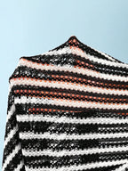 Conjunto de Biquíni Triangular com Top Longo 3 Peças
