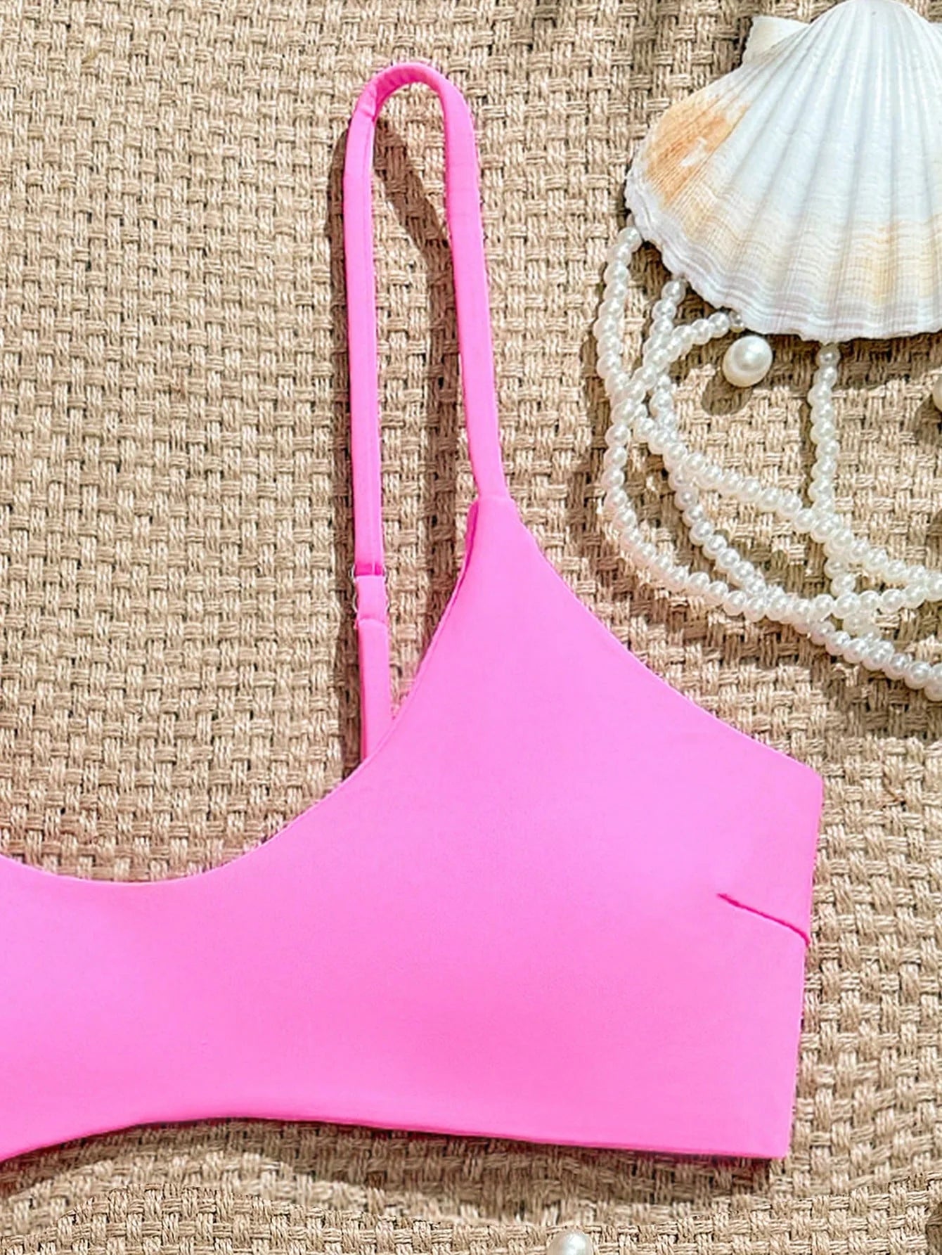 Biquíni Bandeau Minimalista com Fivela