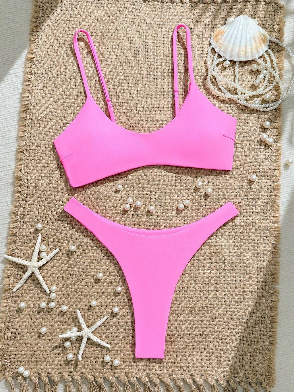Biquíni Bandeau Minimalista com Fivela