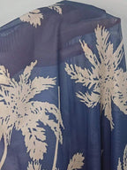 Conjunto de Praia 3 Peças com Kimono de Tela e Shorts Estampados
