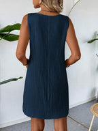 Vestido Curto Boho de Algodão com Bordado - La Lecce