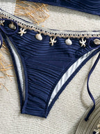 Biquíni Bandeau com Nó Lateral