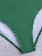 Tankini com Decote V e Costas Abertas