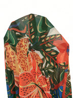 Saída de Praia Plus Size Tie Back