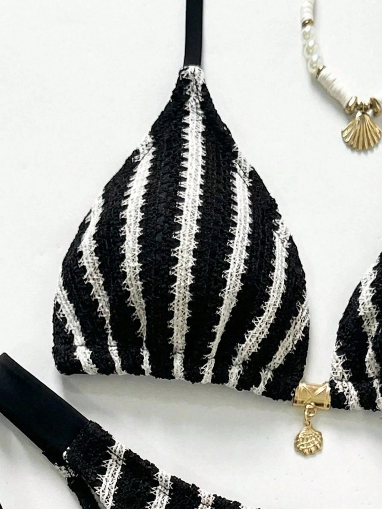 Conjunto Biquíni 3 Peças com Calça e Tie Back