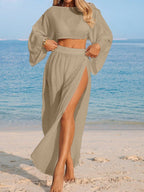 Conjunto 2 Peças Resort Semi-Transparente