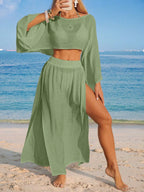 Conjunto 2 Peças Resort Semi-Transparente