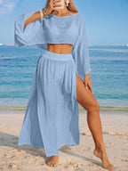 Conjunto 2 Peças Resort Semi-Transparente
