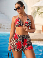 Conjunto de Biquíni Plus Size 3 Peças