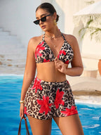 Conjunto de Biquíni Plus Size 3 Peças