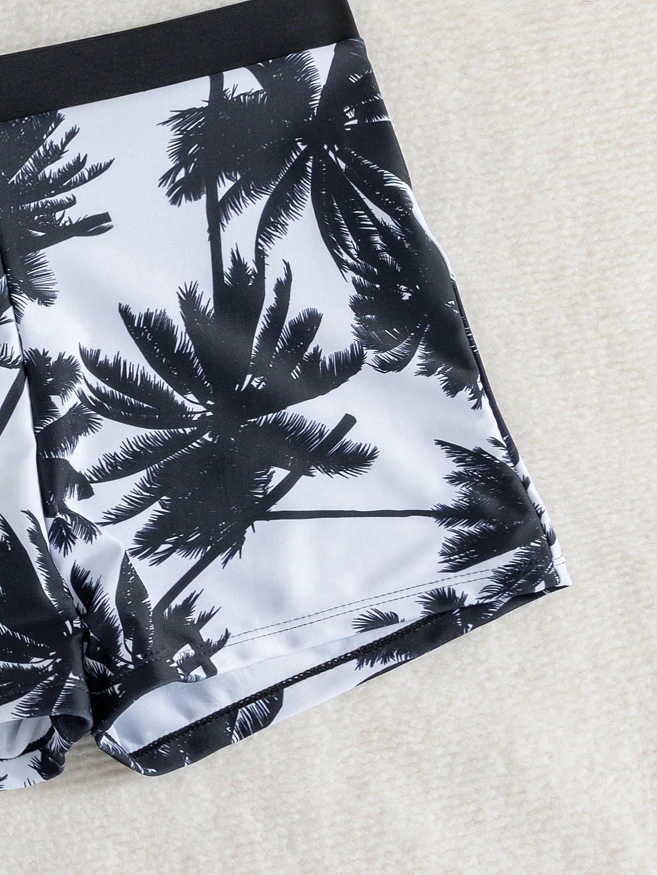 Conjunto de Biquíni 3 Peças Estampa Tropical