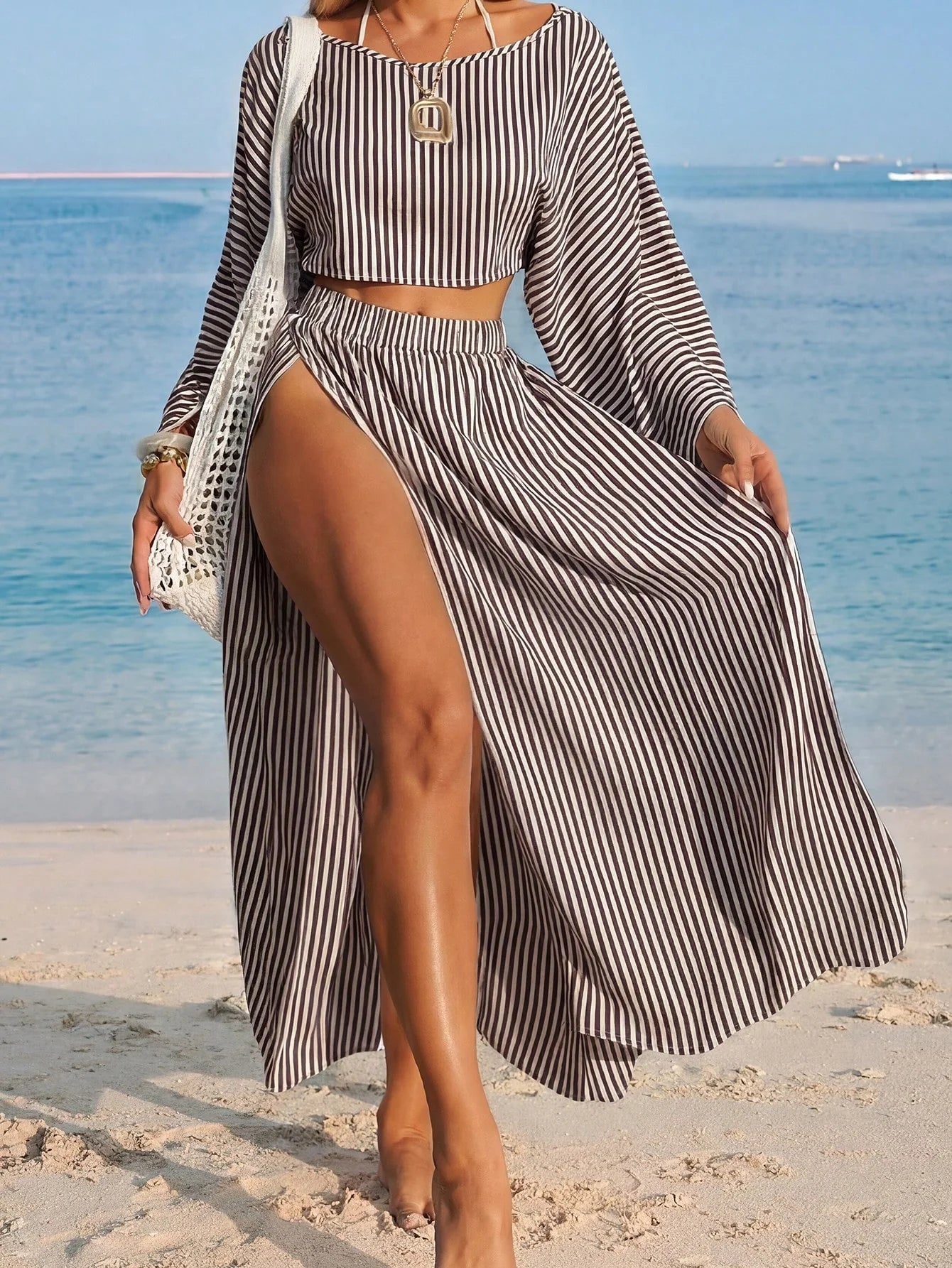 Conjunto 2 Peças Resort Semi-Transparente