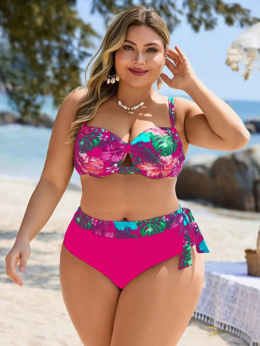 Biquíni Plus Size Estampa Animal Print